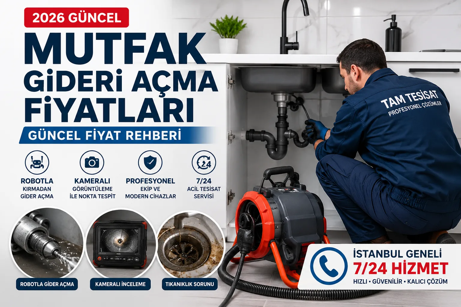 Mutfak Gideri Açma Fiyatları