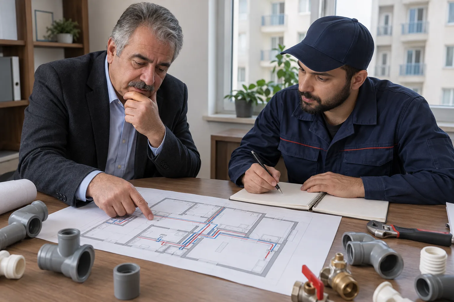 Apartman proje ve kullanım bilgilerinin birlikte incelenmesi