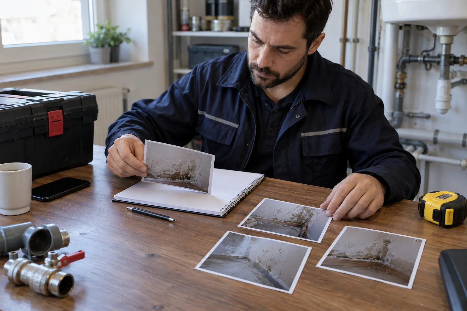 Teknik not ve fotoğrafları düzenleyen uzman