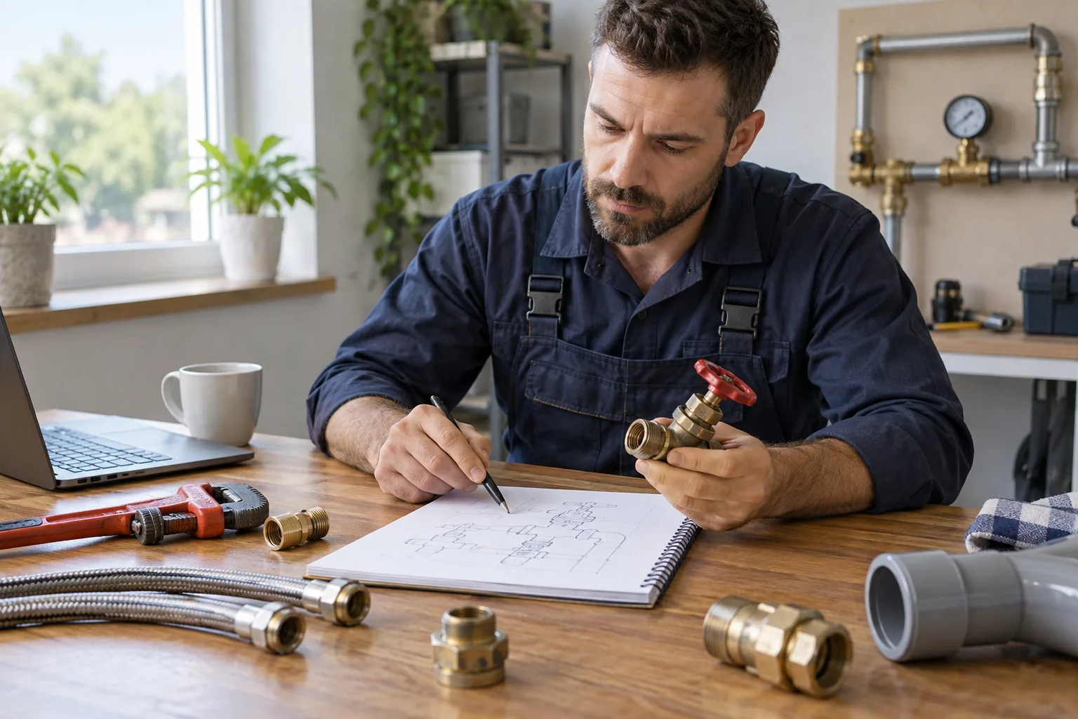 Vana modeli ve onarım planını değerlendiren uzman